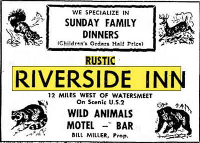 Rustic Riverside Inn - Jun 27 1958 Article